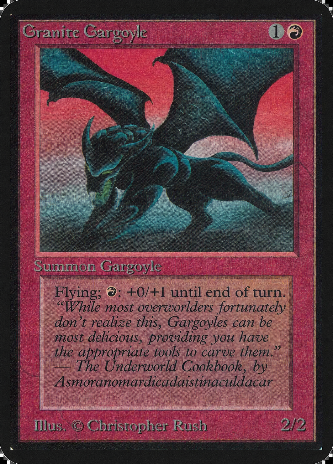 Granite Clash version of Granite Gargoyle, edited mana cost 1R